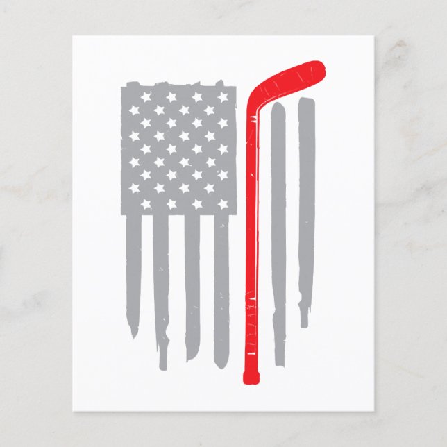 Bandeira americana de hóquei (Frente)