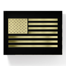 Bandeira americana Dourado