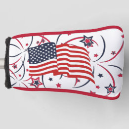 Bandeira Americana e Fireworks
