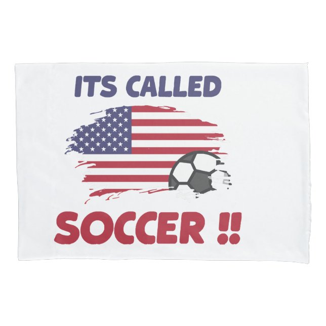 Bandeira americana engraçada chamada SOCCER e não  (Frente)