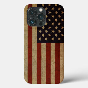 Bandeira Americana Grunge Vintage