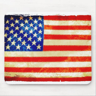 Bandeira americana mousepad o 4 de julho