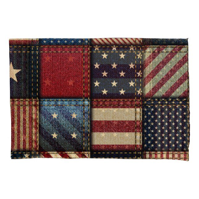 Bandeira Americana, Patchwork Perfeitamente Padrão (Frente)