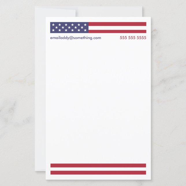 Bandeira Americana Patriótica (Frente)