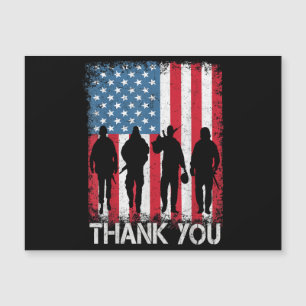Bandeira Americana Patriótica Obrigado Por