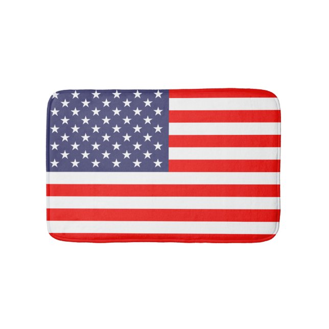 Bandeira Americana Patriótica, tapete de banho não (frente)