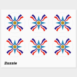 Bandeira assíria - Adesivos Ata d'Ator