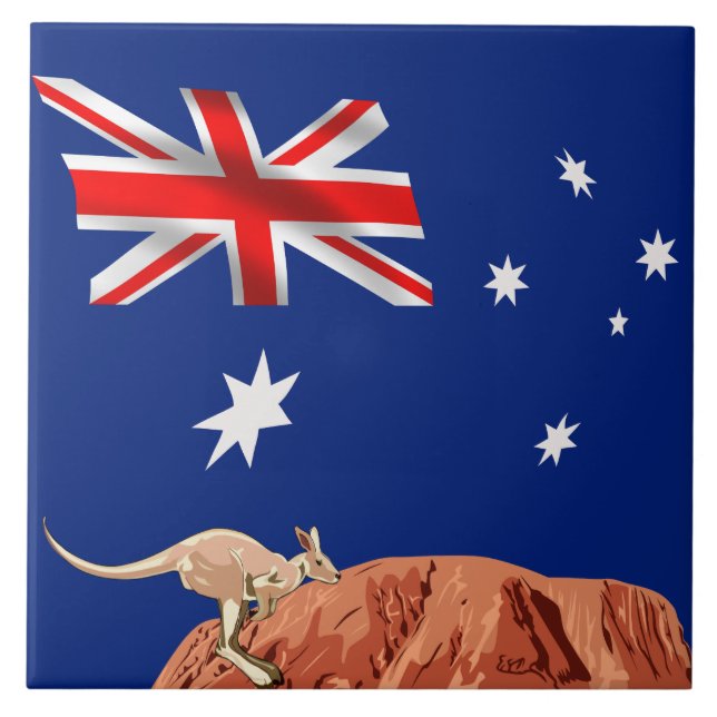 bandeira australiana (Frente)
