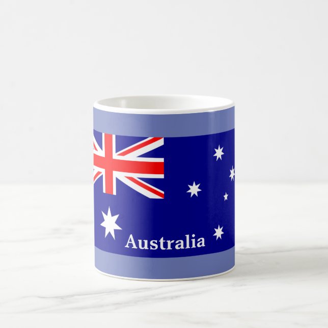 Bandeira australiana - caneca de café de souvenir (Centro)
