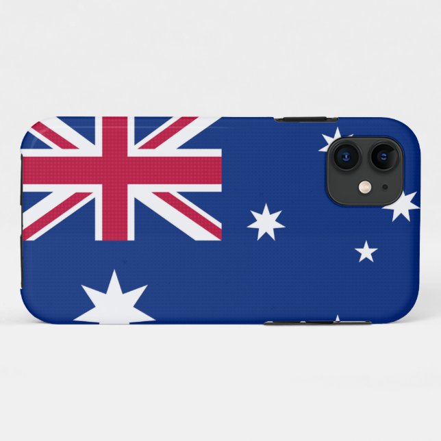 Bandeira australiana Case-Mate capas de iphone (Verso (horizontal))