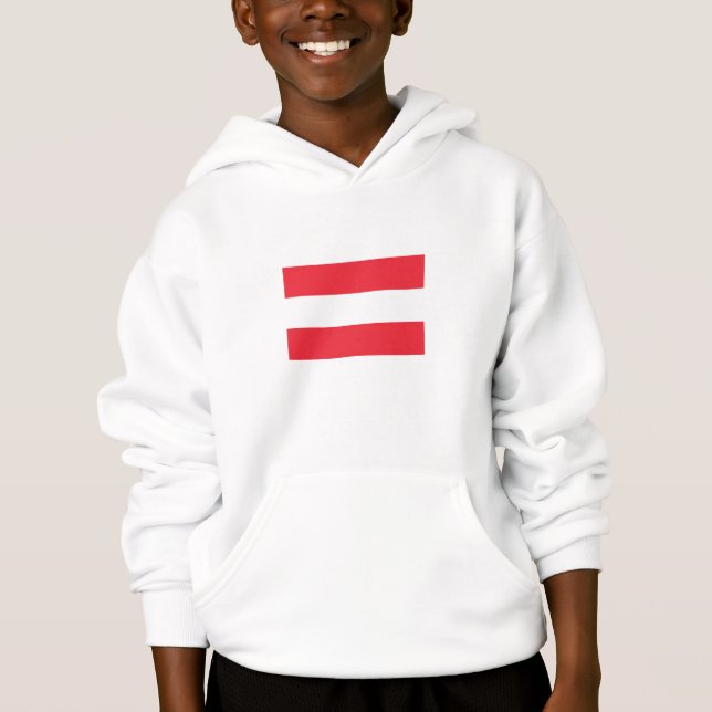 Bandeira Austríaca Patriótica Hoodie (Frente)