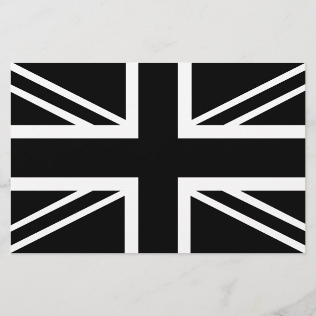Bandeira BLack & White Classic Union Jack British( | Zazzle Brasil