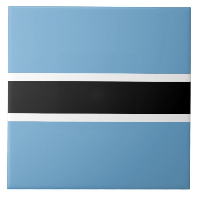 Bandeira Botsuanesa (Botsuana) (Frente)