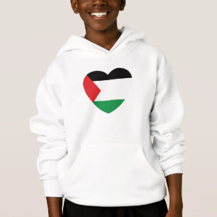 bandeira branca palestina design gráfico cardíaco
