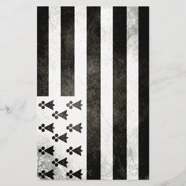 Bandeira Bretanha Vintage (Frente)