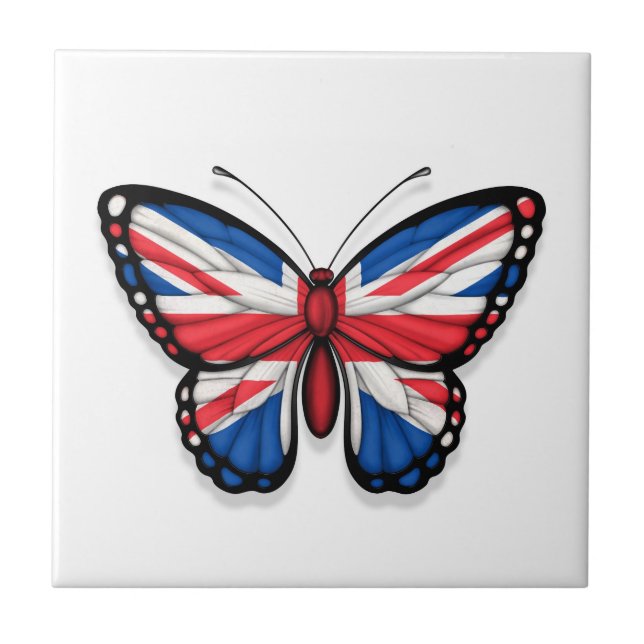 Bandeira britânica da borboleta (Frente)