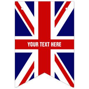 Bandeira britânica da estamenha do partido da