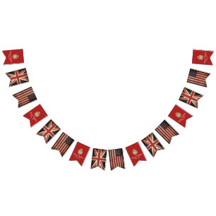 Bandeira BRITÂNICA da festa de casamento da