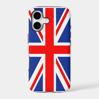 Bandeira britânica de Union Jack no caso do iPhone