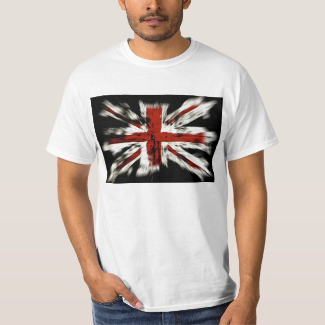 Bandeira Britânica na Camisa (Frente)