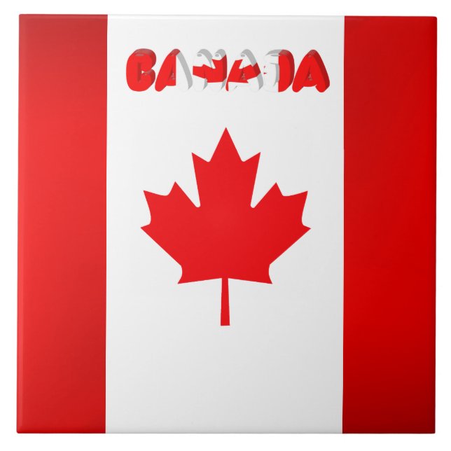 Bandeira canadense (Frente)