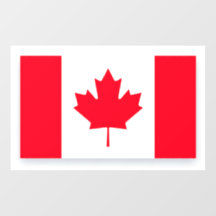Bandeira canadense. CANADÁ.