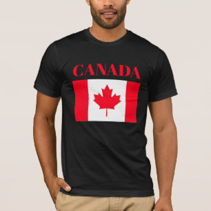 Bandeira canadense. CANADÁ. Camiseta