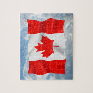 Bandeira canadense - quebra-cabeça