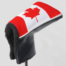 Bandeira Canadiana do Maple Vermelho Folha Golfer