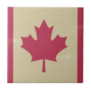 bandeira canadiana grunge