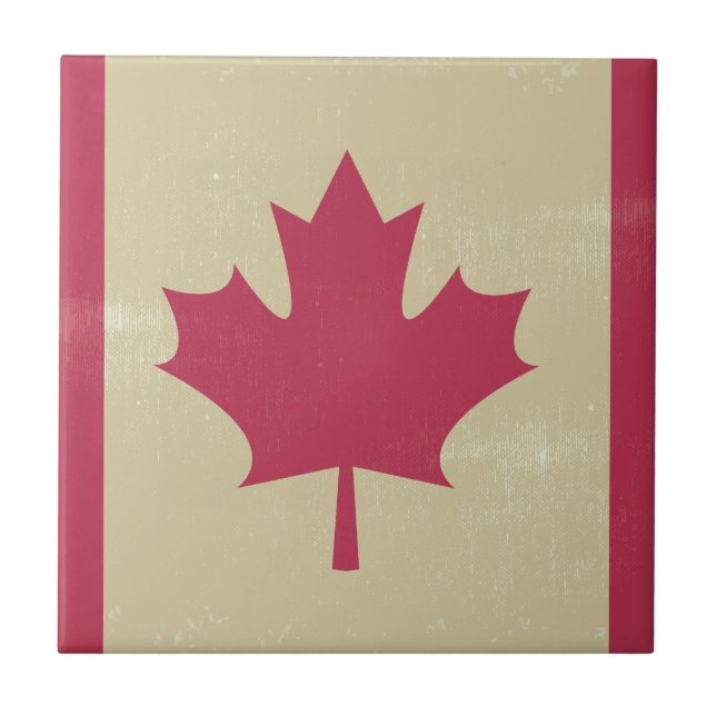 bandeira canadiana grunge (Frente)