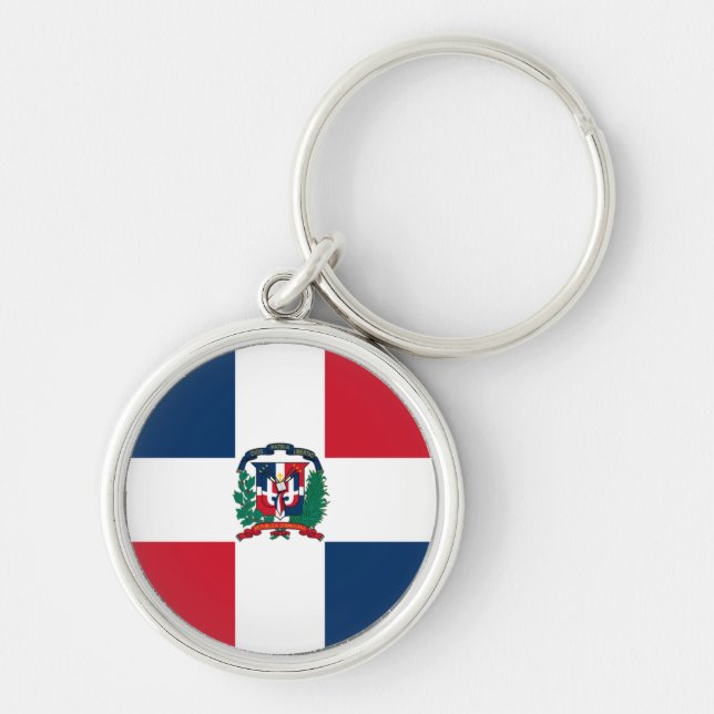 Bandeira Chaveiro da República Dominicana (Frente)