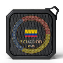 Bandeira Circular de Fã de Futebol do Equador Copa