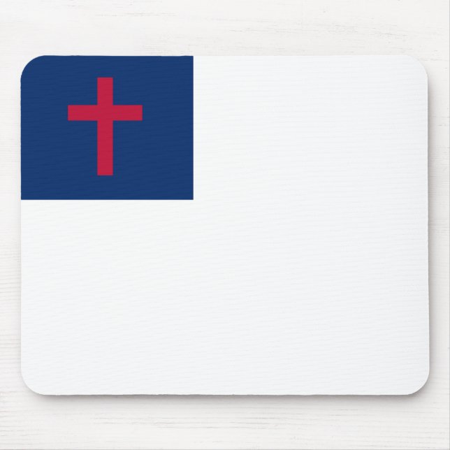 Bandeira cristã Mousepad (Frente)