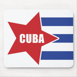 Bandeira cubana Mousepad