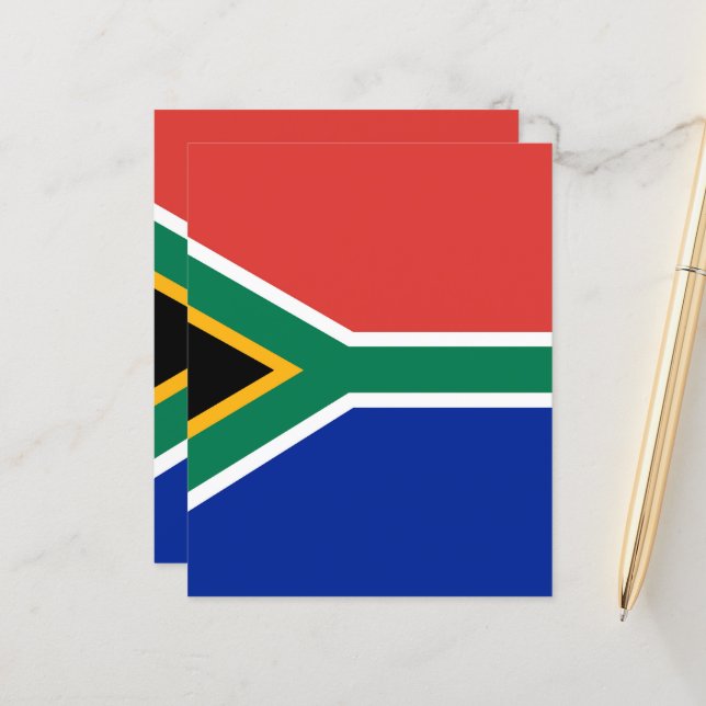 Bandeira da África do Sul (Frente/Verso In Situ)