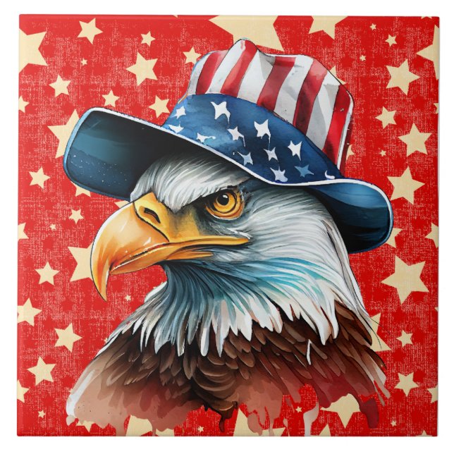 Bandeira da Águia Americana (Frente)