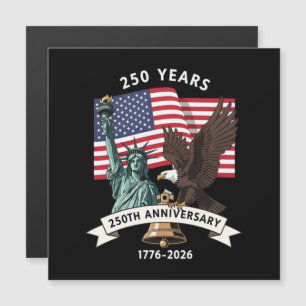 Bandeira da Águia da Estátua da Liberdade do 250º