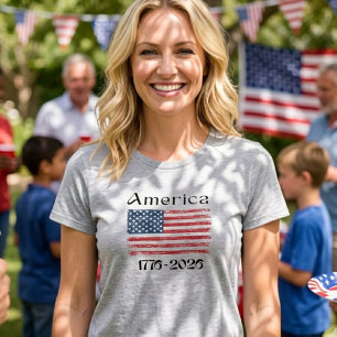Bandeira da América de 1776 a 2026 Aniversário de