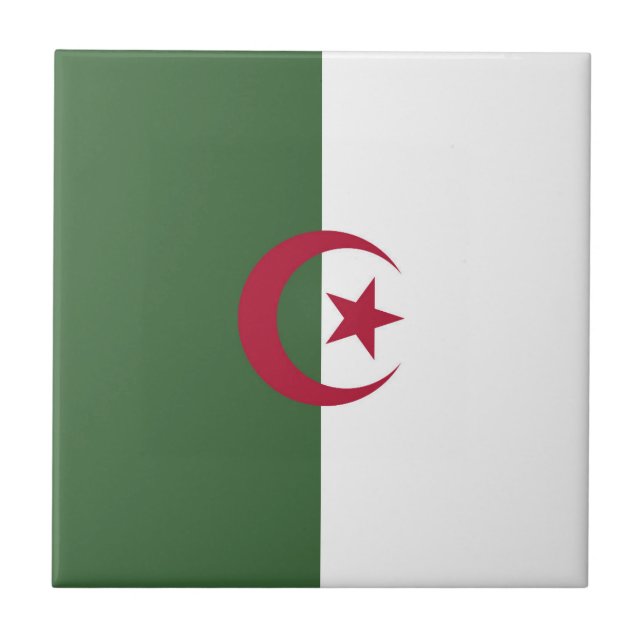 bandeira da Argélia (Frente)