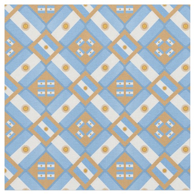 Bandeira da Argentina e moda de tecido da Argentin (Detalhe)
