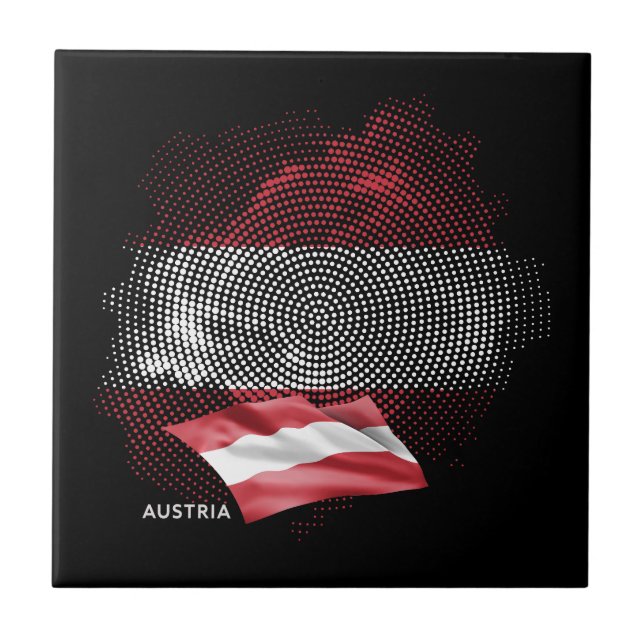 bandeira da Áustria (Frente)