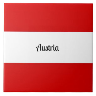 Bandeira da Áustria, rotulada
