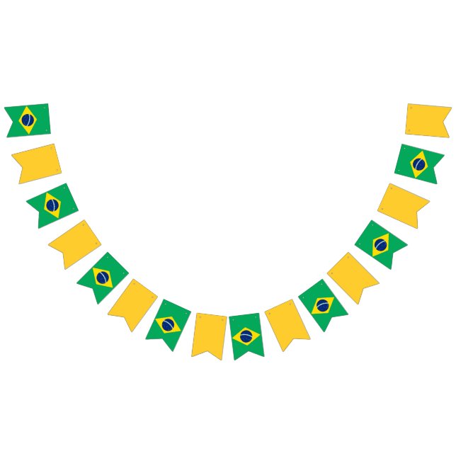 Bandeira da bandeira de Brasil, verde e amarela do (Todos)