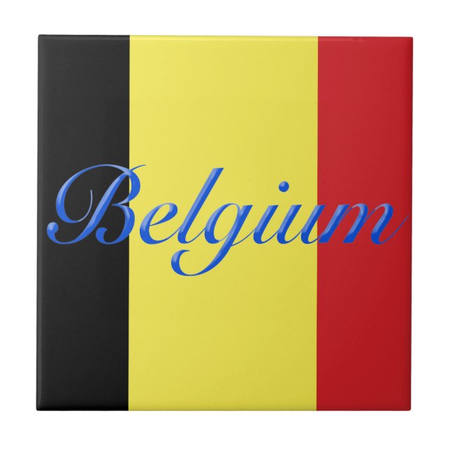 Bandeira da Bélgica (Frente)