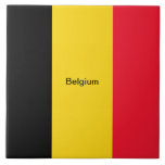 Bandeira da Bélgica<br><div class="desc">Bandeira da Bélgica,  rotulada</div>