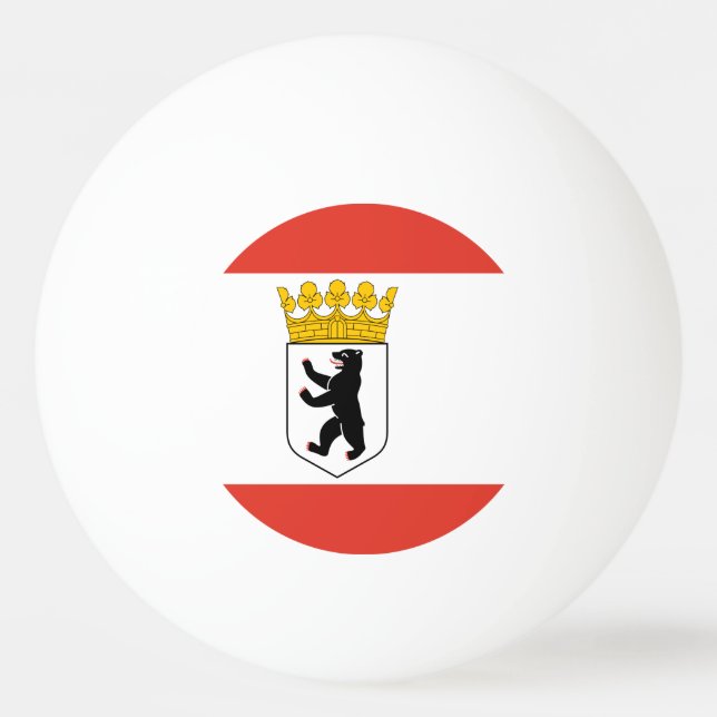 Bandeira da Bola de ping pong de Berlim (Frente)