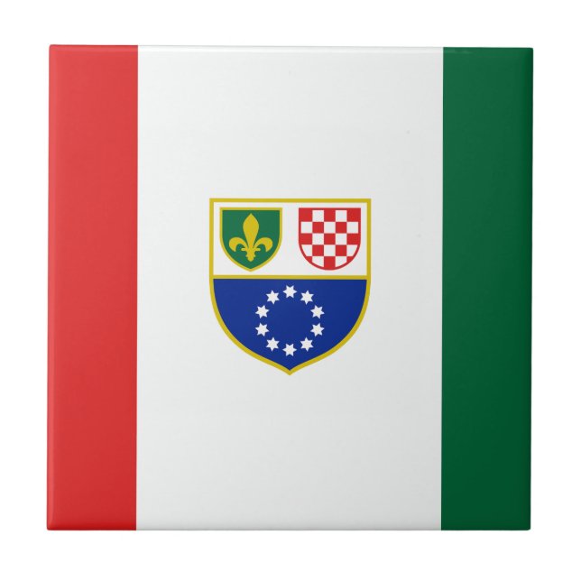 Bandeira da Bósnia-Herzegovina (Frente)