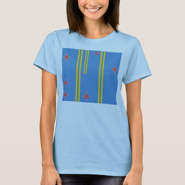 Bandeira da Camisa das Estrelas de Aruba 6 (Frente)