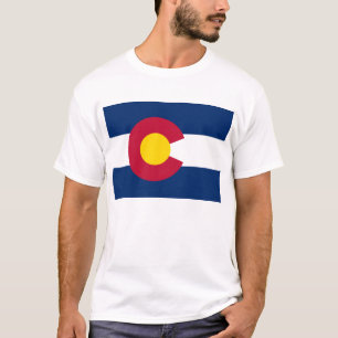 bandeira da camisa de Colorado T